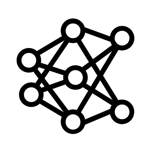 Piktogramm von einem Netzwerk