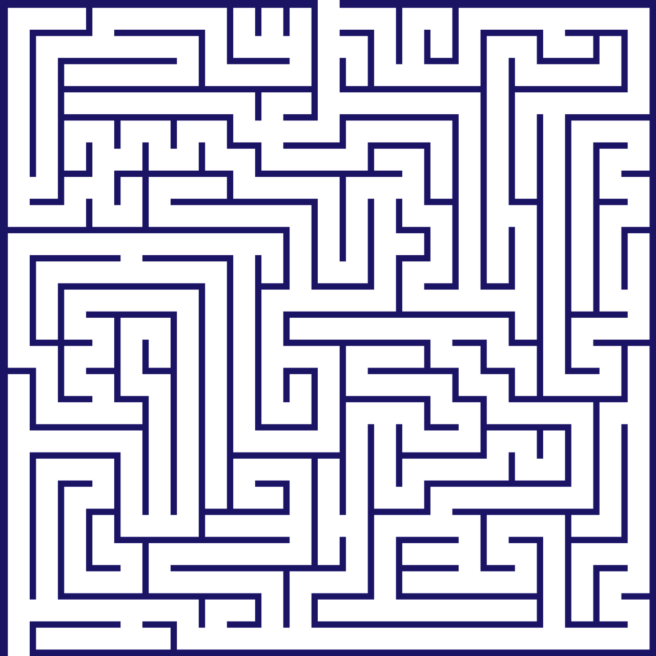 Zeichnung eines Labyrinths